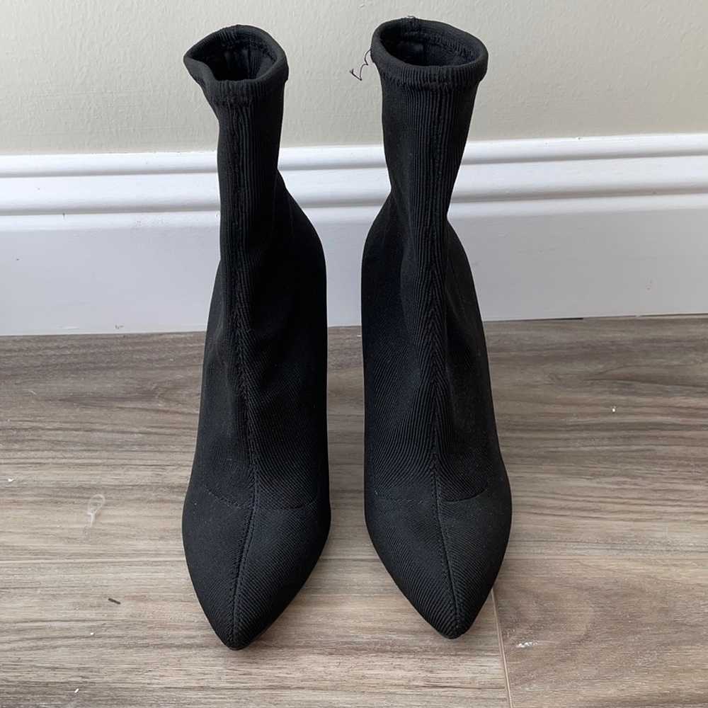 Black ankle boots